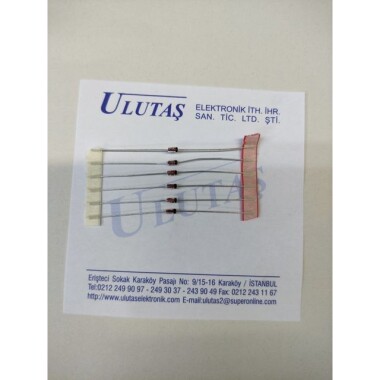 10 ADET - BZX55C7V5 DO35 7.5V 500MW Zener Diyot - 1