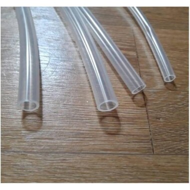 10 Metre Esnek Kauçuk Şeffaf Hortum - Silikon Tüp ID 2mm X 6mm OD - 5