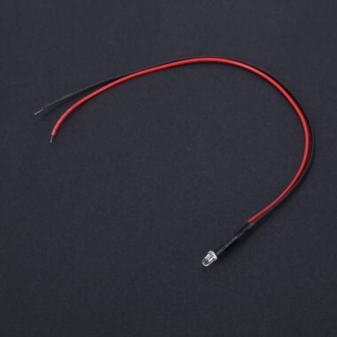 12-18V 3mm Sarı LED 20cm Kablolu - 4