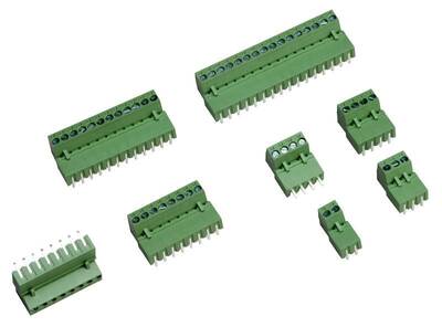 12 Pin 5.08mm 180C Erkek Geçmeli Yeşil Klemens - 1