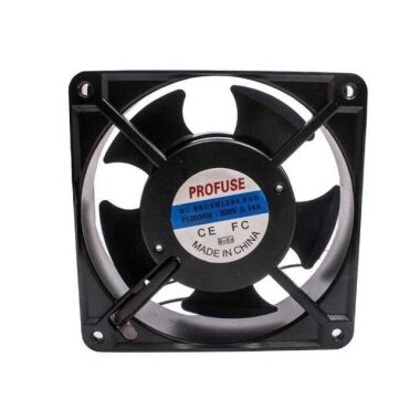120x120x38mm 220V 0.14A Metal Fan 2 Kablolu - Profuse