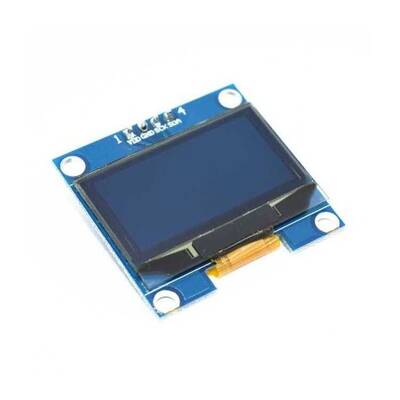 128x64 1.3 inç OLED Grafik Ekran 4 Pin IS-I2C - 1