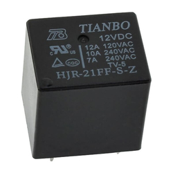 12V 15A 5 Pin Tianbo Röle - HJR-21FF-S-Z-12VDC - 1