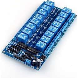 12V 16 Kanal Röle Kartı (Geliştirme Kartlarıyla Uyumlu) - China