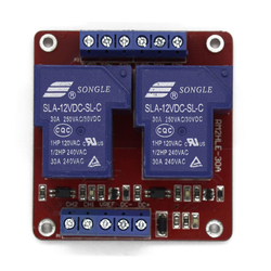 12V / 30A 2 Kanal Röle Kartı (Geliştirme Kartlarıyla Uyumlu) - 1