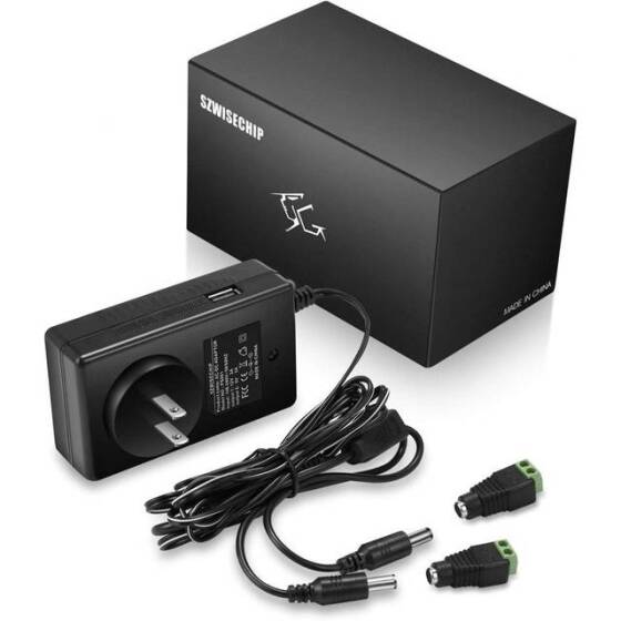 12V 3A 36W AU Fişli Çift Kablolu Entegre Güç Adaptörü - 1