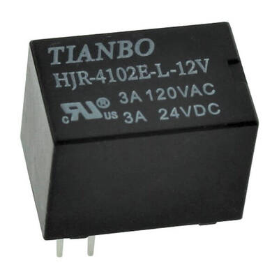 12V 3A Tianbo Röle - HJR-4102E-L-12VDC-S-Z - 1