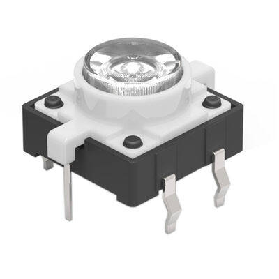 12x12 Beyaz Led Işıklı Tact Switch - 1