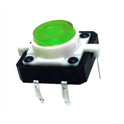 12x12 Yeşil Led Işıklı Tact Switch - 1