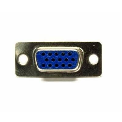 15 Pin 3 Sıra Lehim Tip Dişi D-Sub Konnektör - 1