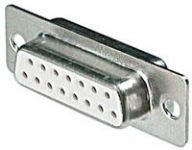 15 Pin Lehim Tip Dişi D-Sub Konnektör - China