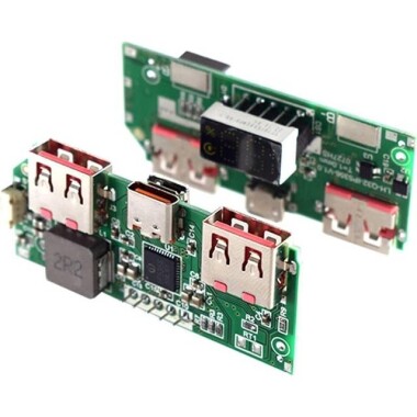 18650 5V 1A/2A Lityum Pil Dijital Ekran Şarj Modülü Çift Usb Çıkış BAndı Ekran Güçlendirici Modülü - 5