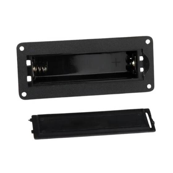 18650 Tekli Pano Tipi Kapaklı Pil Yuvası - 1