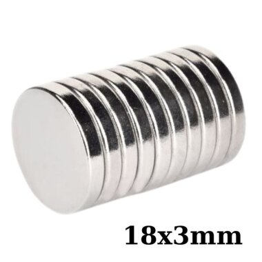 18x3mm Neodyum Güçlü Mıknatıs - Neodim Magnet - Görsu Elektronik