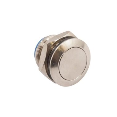19mm Düz Yaylı Metal Buton - AV09C703 - Apem