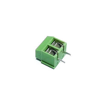 2 Pin 3.50mm Yeşil Klemens - 1