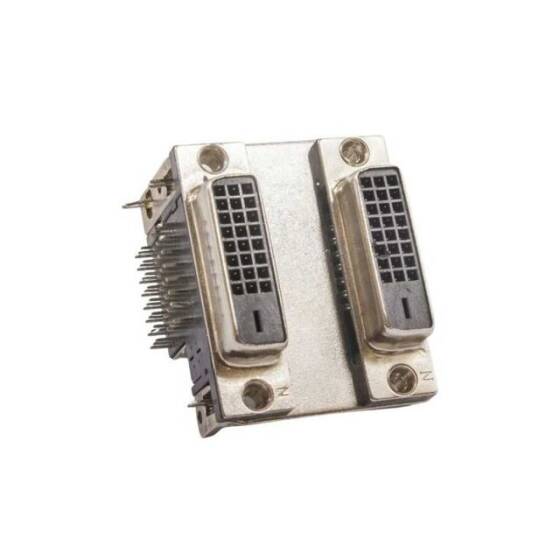 2 Port DVI-D Dual Dişi Konnektör PCB Tipi - 3