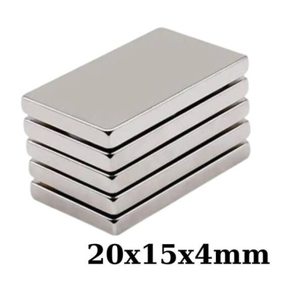 20x15x4mm Neodyum Güçlü Mıknatıs - Neodim Magnet - 1