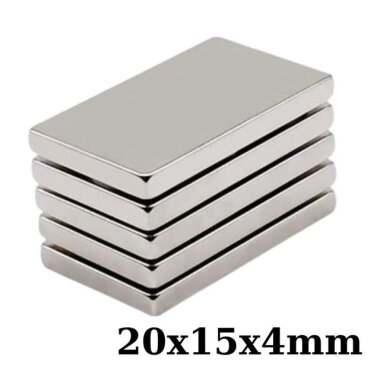 20x15x4mm Neodyum Güçlü Mıknatıs - Neodim Magnet - Görsu Elektronik