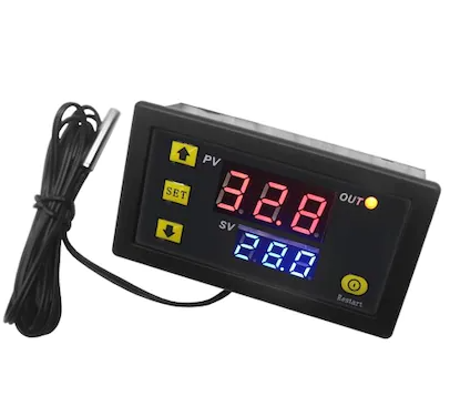 220V AC Dijital sıcaklık kontrol cihazı LED Ekran Termostat W3230 - 1