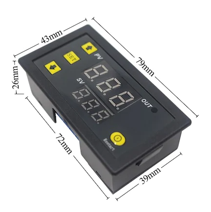 220V AC Dijital sıcaklık kontrol cihazı LED Ekran Termostat W3230 - 3