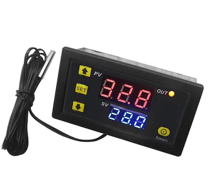 220V AC Dijital sıcaklık kontrol cihazı LED Ekran Termostat W3230
