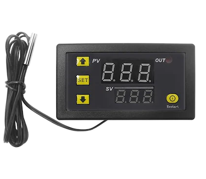 220V AC Dijital sıcaklık kontrol cihazı LED Ekran Termostat W3230