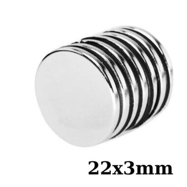 22x3mm Neodyum Güçlü Mıknatıs - Neodim Magnet - Görsu Elektronik