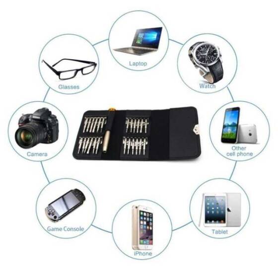 24 Parça Tornavida Seti - Cep Telefonu Tamiri - 4