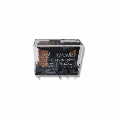 24V Çift Kontak Tianbo Röle (24V 5A) - TRA3-L-24VDC-S-2Z(2) - 1
