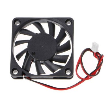 24V DC 6010 Çift Bilyalı Fan-XH2-54-2P 30cm Kablo Boyutu:60x60x10mm - 3