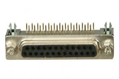 25 Pin Dişi D-Sub Konnektör - 90 Derece - 1