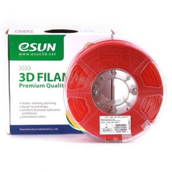2.85 mm ABS+ Filament - Kırmızı - 1