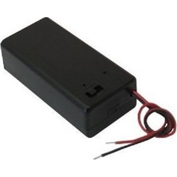 2'li AA Pil Yuvası - Anahtarlı ve Kapaklı - China