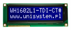 2x16 Geniş Mavi Karakter Lcd Ekran - WH1602L1-TMI-CT - 1