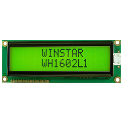 2x16 Geniş Yeşil Karakter Lcd Ekran - WH1602L1-YYH-JT - 1