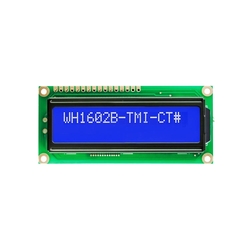 2x16 Lcd Ekran Mavi - WH1602B-TMI-CT - 1