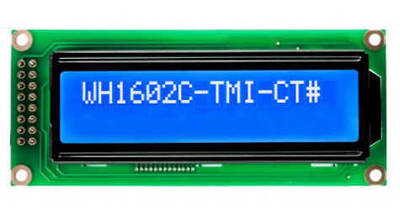 2x16 Lcd Ekran Mavi - WH1602C-TMI-CT - 1