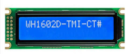 2x16 Lcd Ekran Mavi - WH1602D-TMI-CT - Winstar