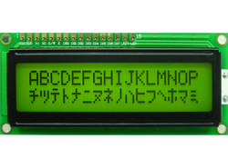2x16 LCD Ekran Sol Üst Yeşil - Qapass - 1