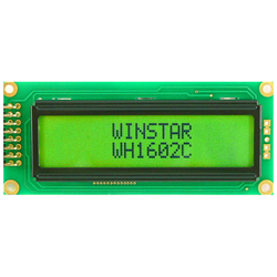 2x16 Lcd Ekran Yeşil - WH1602C-YYH-ETK - 1