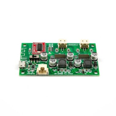 2x6W DC 5V 3.7V Hoparlör Modifiye Stereo Bluetooth Amplifikatör Kartı (Lityum Pil Bağlayabilir) - 2