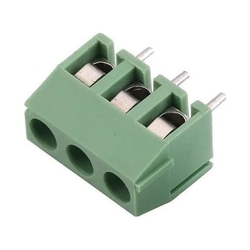 3 Pin 3.5mm Yeşil Klemens - 1