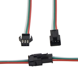 3 Pin Jst Kablo 10cm Erkek Dişi Takım - 1
