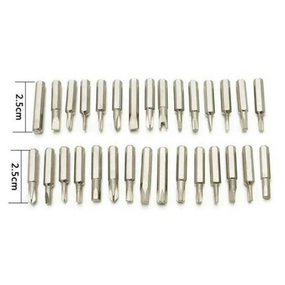 30 Parça Elektronikçi Tornavida Seti Kutulu - 4