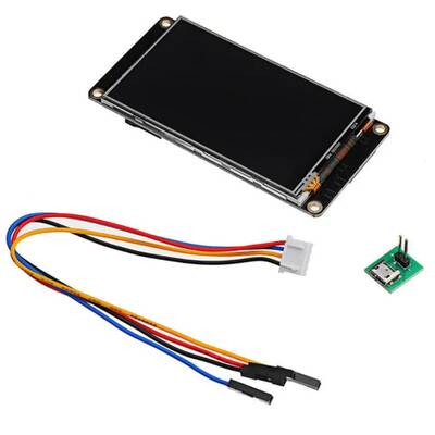 3.2 Inch Nextion HMI Dokunmatik TFT Lcd Ekran + 8 Port GPIO / 16MB Dahili Hafıza NX4024K032 - 1