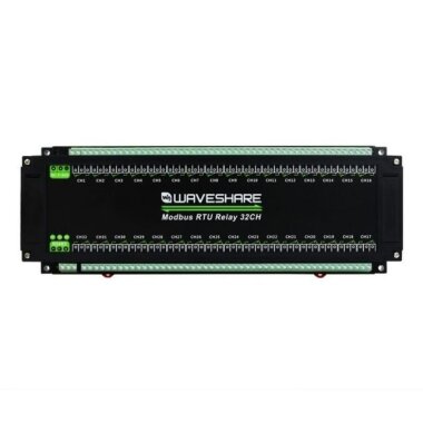 32 Kanallı Modbus RTU Ethernet Röle Modülü - RS485 Arayüzü - WaveShare