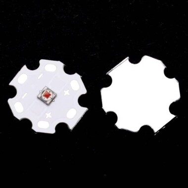 3535 Bitki Kırmızı 3W 120 Derece Power Led Top Başlıklı - 2