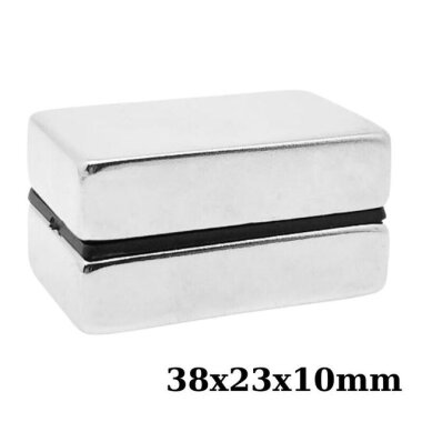 38x23x10mm Neodyum Güçlü Mıknatıs - Neodim Magnet - Görsu Elektronik