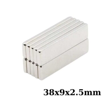 38X9X2.5mm Neodyum Güçlü Mıknatıs - Neodim Magnet - Görsu Elektronik